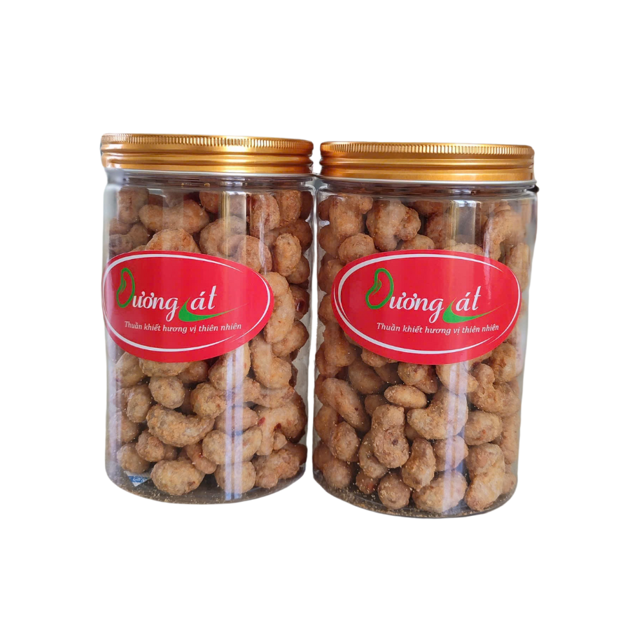 ✅ Xuất xứ: Việt Nam. Thương Hiệu: Dương Cát ✅ Trọng lượng: 500gr ✅ Đóng gói: Lon pet ✅ Thành phần: Hạt điều, tỏi, ớt, đường, muối. ✅ Sản phẩm phù hợp: Ăn vặt, khai vi.