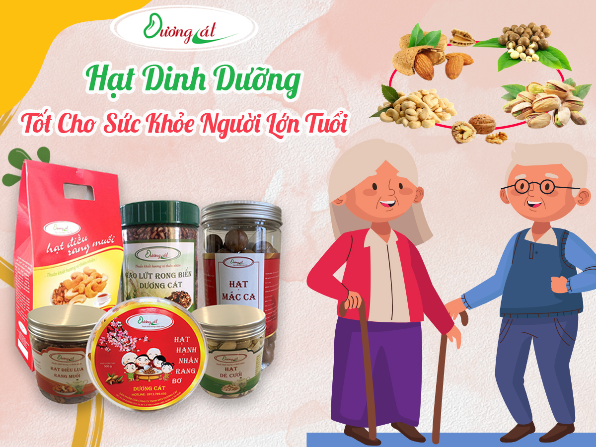 HẠT DINH DƯỠNG TỐT CHO SỨC KHỎE CỦA NGƯỜI LỚN TUỔI