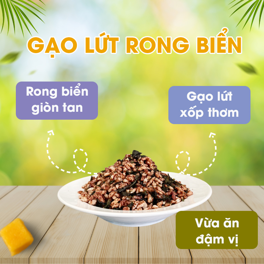 Thành phần gạo lứt rong biển
