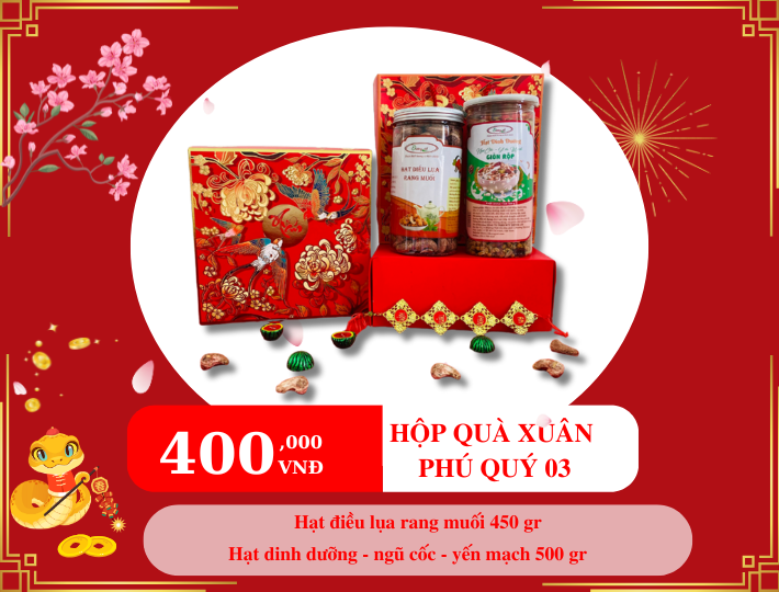 BỘ QUÀ TẶNG  XUÂN PHÚ QUÝ 03