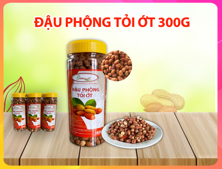 ĐẬU PHỘNG TỎI ỚT DƯƠNG CÁT 300G