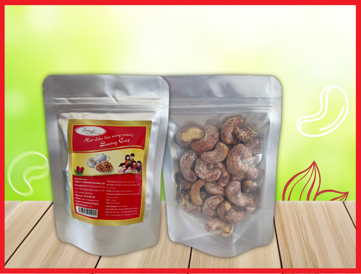 TÚI HẠT ĐIỀU RANG MUỐI 50GR 2 Hat Dieu 40g tui zip web duongcat com 710x540 1