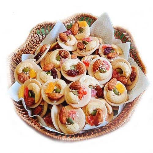 BÁNH ĐỒNG TIỀN MIX HẠT 300G