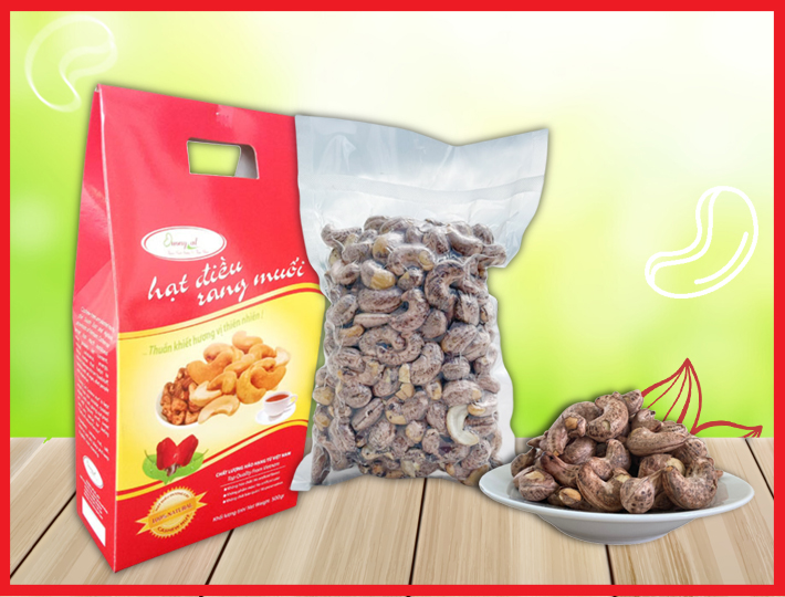 SALT ROASTED CASHEW NUT 500gr